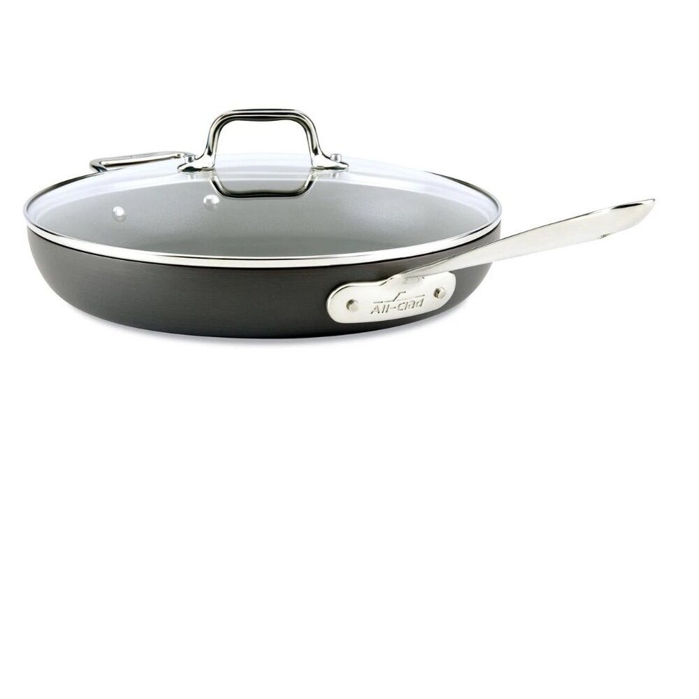 All-Clad HA1 Nonstick 12 Inch Fry Pan with Lid